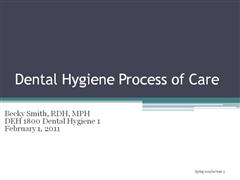 DEH 1800 Dental Hygiene 1 - Smith cover